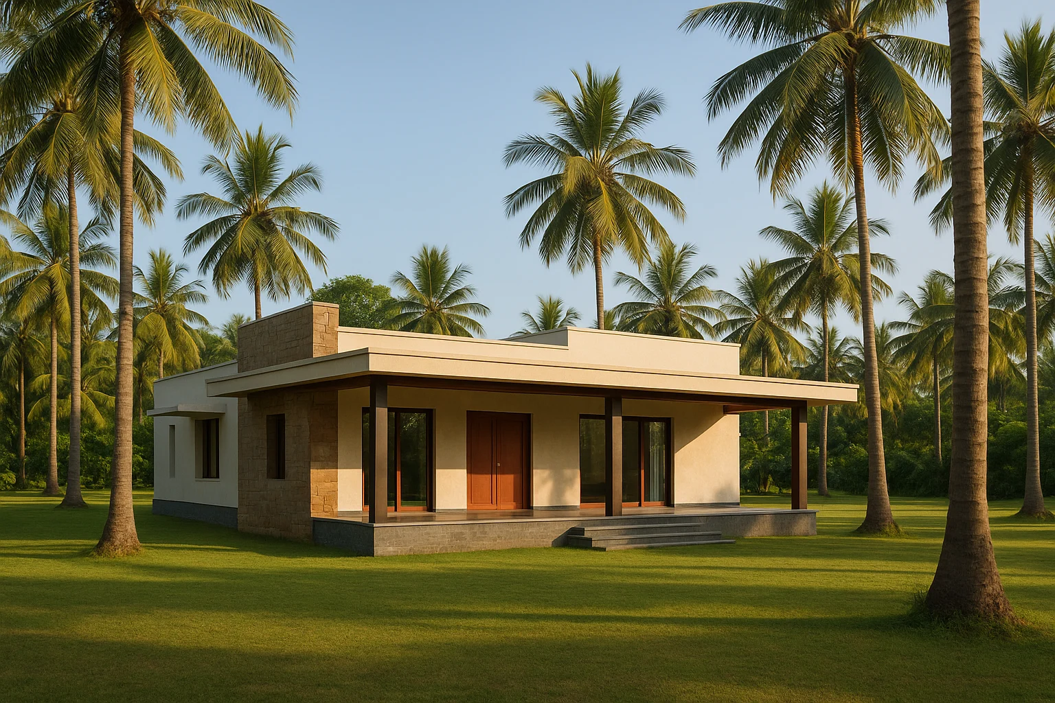 Villa and farmhouse